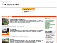 Tablet Screenshot of klosterbezirk.de